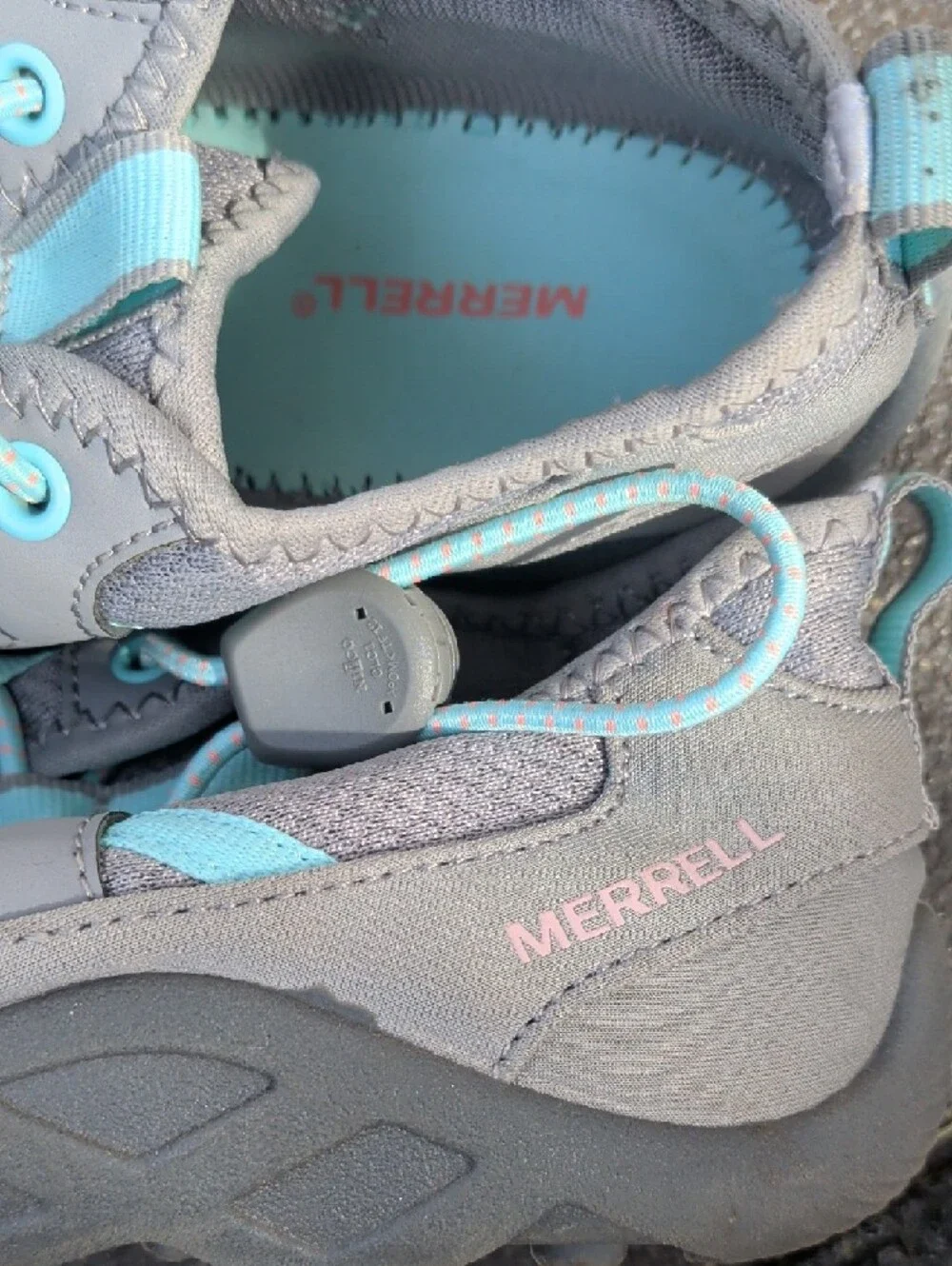 Merrell Youth Gray Slip-On Water Shoe with Aqua Insole